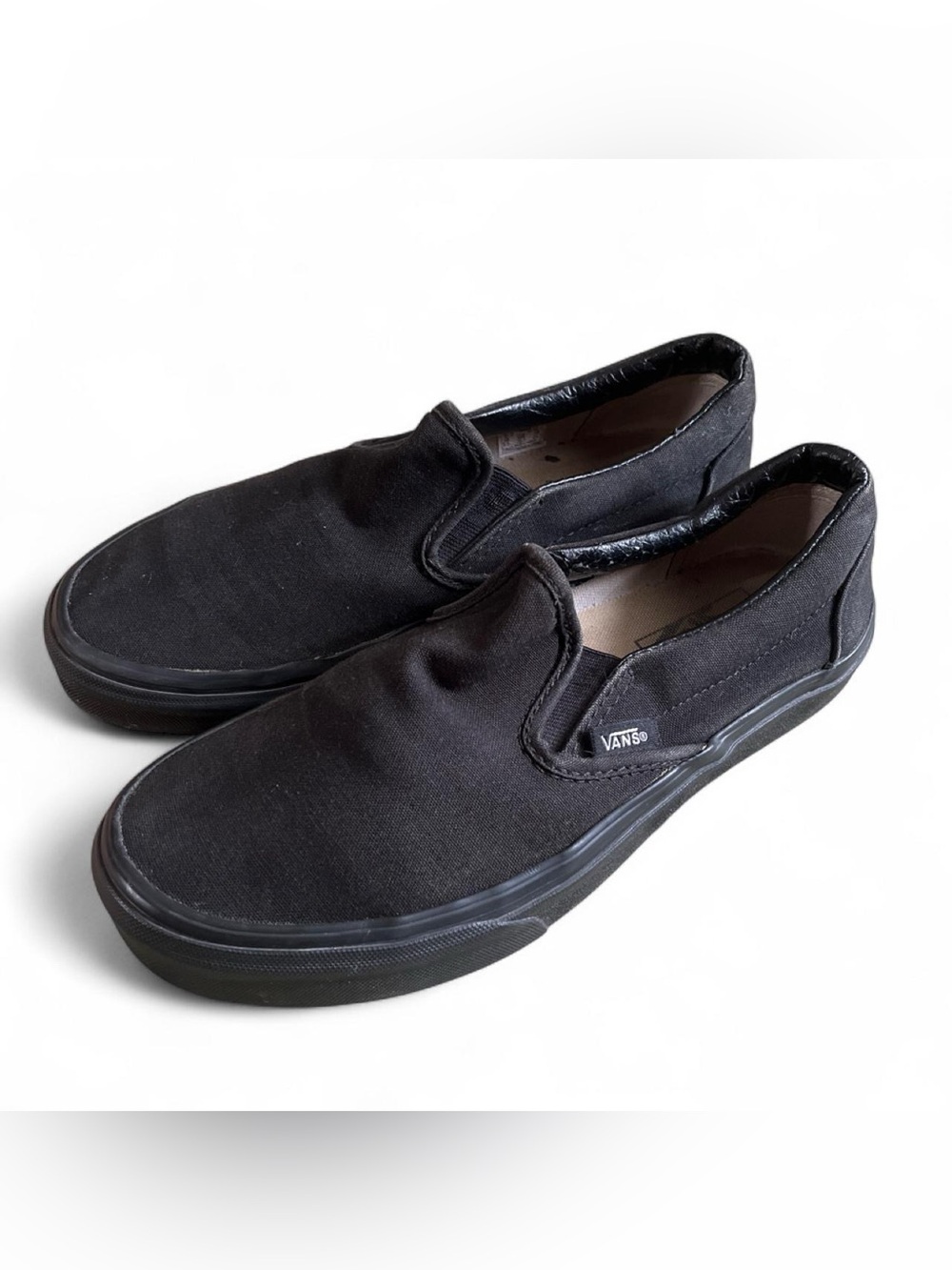 Vans Classic Slip-On Black Canvas Shoes